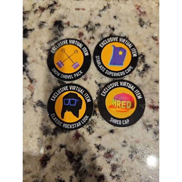 Lot Of 4 Roblox Virtual Item Codes Unused - Picture 1 of 6